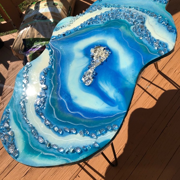 Custom Geode Coffee Table - Picture 1 of 4